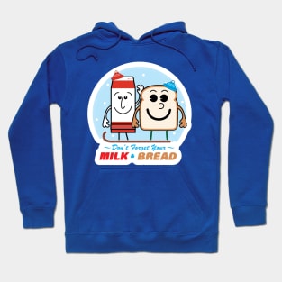 Milk and Bread Snowstorm Buddies Hoodie